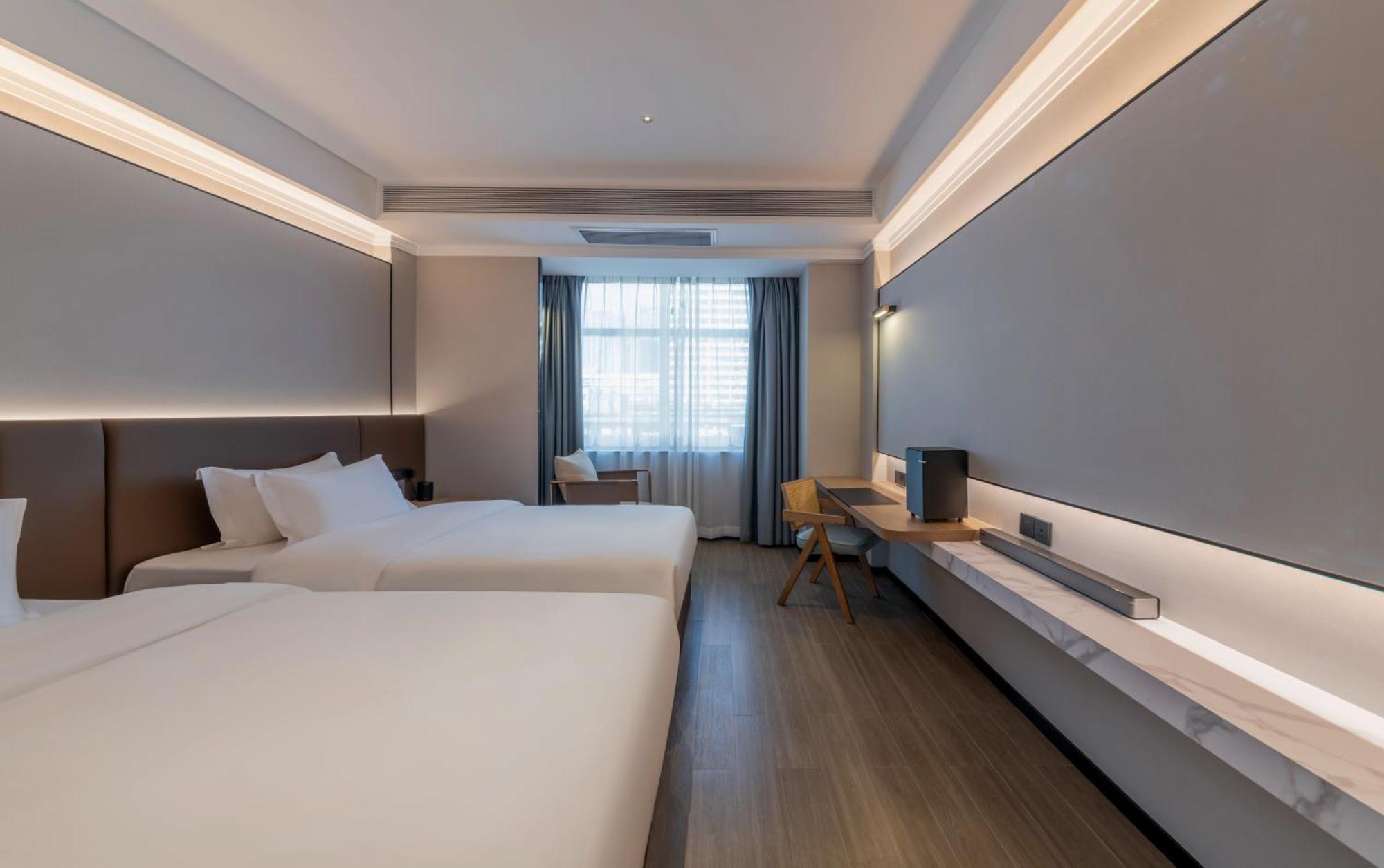 Luyue Hotel Movie Hotel Huaqiangbei Convention And Exhibition Center Branch Shenzhen Buitenkant foto