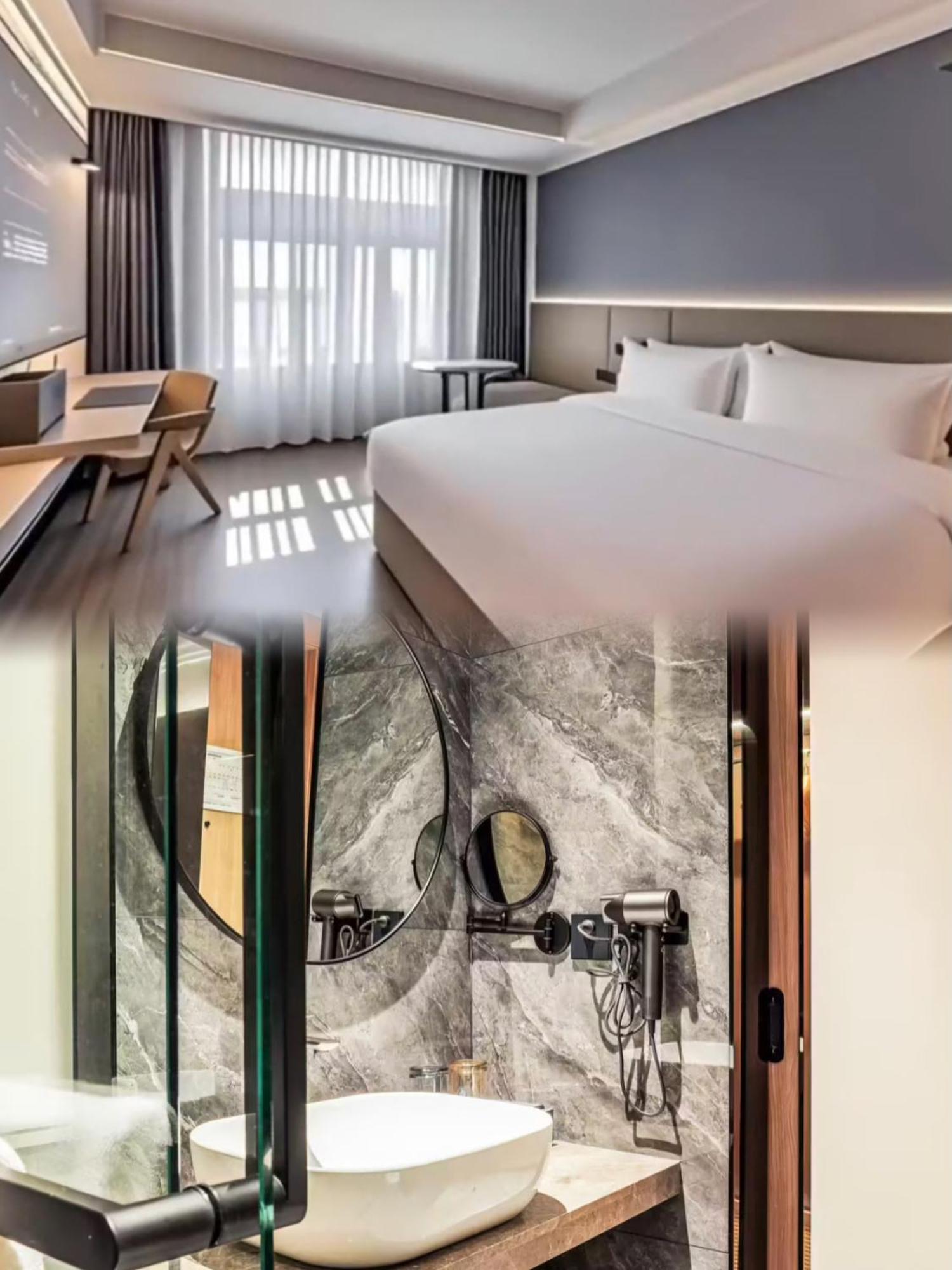 Luyue Hotel Movie Hotel Huaqiangbei Convention And Exhibition Center Branch Shenzhen Buitenkant foto